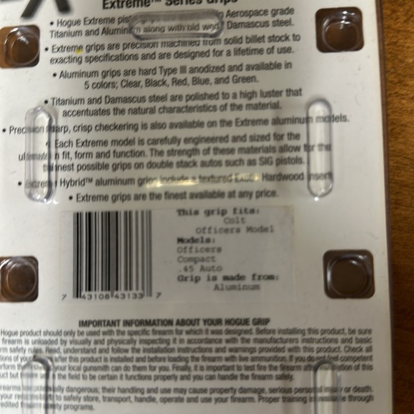 Hogue Extreme aluminum grips - Picture 4 of 8